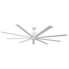 Maxx Air 96 In. Indoor/Outdoor 6-Speed Ceiling Fan in White ICF96 WLWH